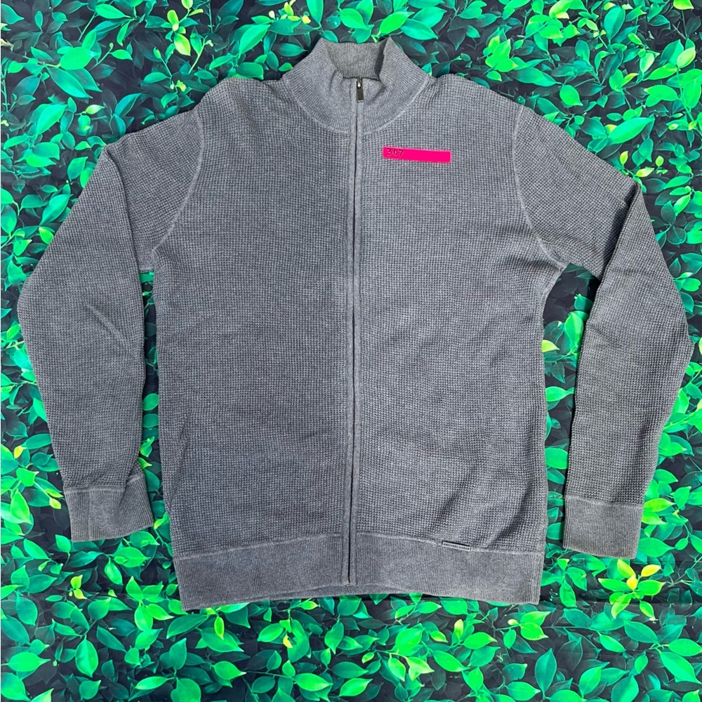 Medium Grey Michael Kors Zip Up Sweater